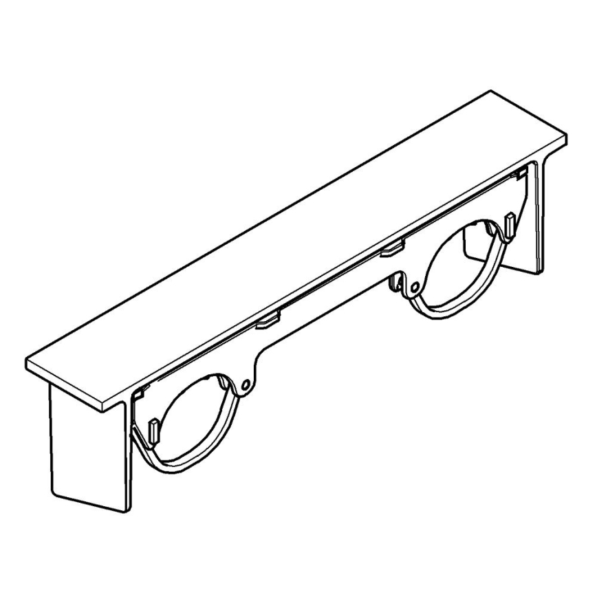 GROHE 18608001 - Półka GROHTHERM 2000 błyszczący chrom