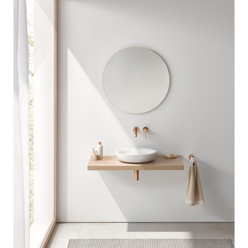 GROHE 19408DL1 - Dwuotworowa bateria umywalkowa ESSENCE 183 mm, brązowa