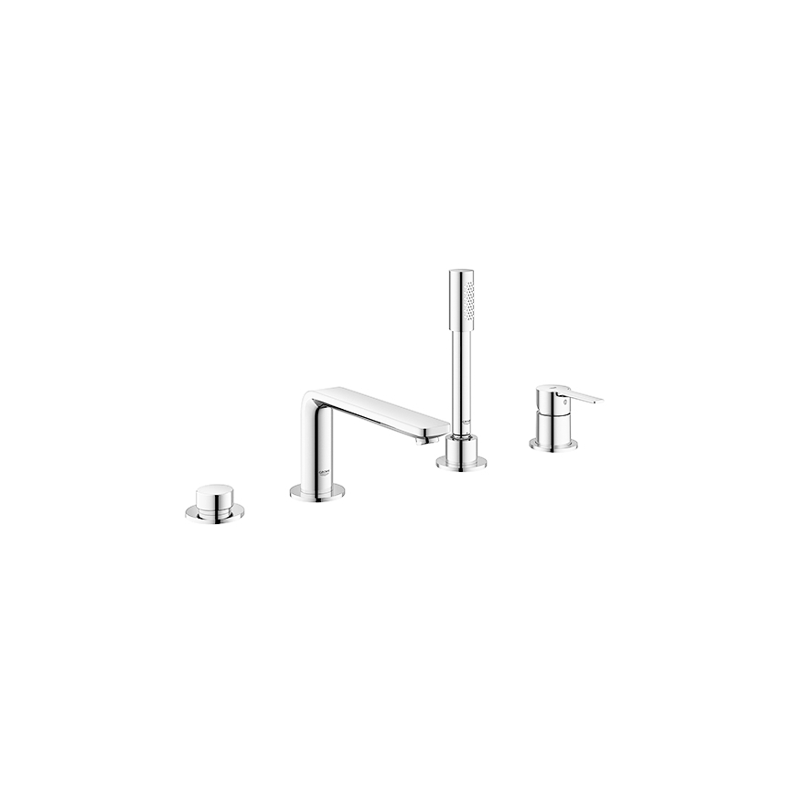 GROHE 19577001 - 4-otworowa bateria wannowa LINEARE, chrom błyszczący