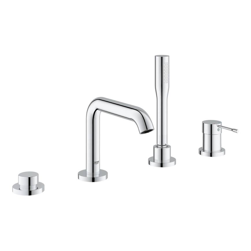 GROHE 19578001 - Czterootworowa bateria wannowa ESSENCE 197 mm, błyszczący chrom