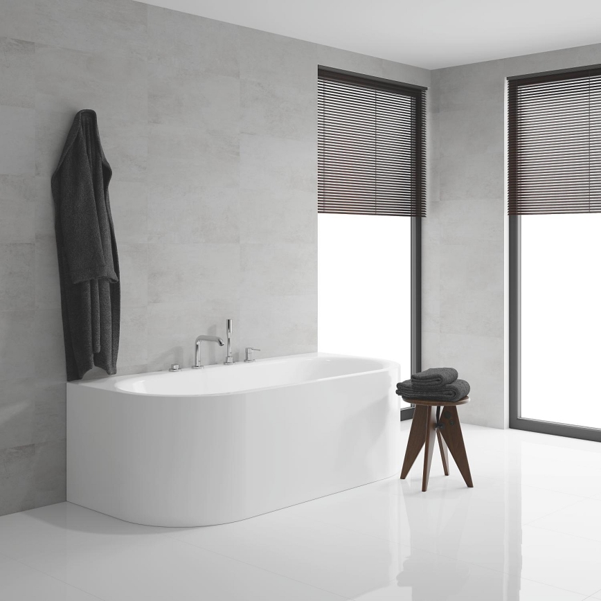 GROHE 19578001 - Czterootworowa bateria wannowa ESSENCE 197 mm, błyszczący chrom