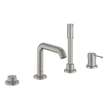 GROHE 19578DC1 - Czterootworowa bateria wannowa ESSENCE, stal nierdzewna