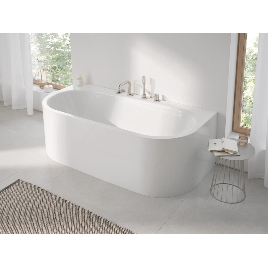 GROHE 19578DC1 - Czterootworowa bateria wannowa ESSENCE, stal nierdzewna