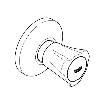 GROHE 19855001 - Górny element podtynkowego zaworu COSTA L 10-35 mm chrom błyszczący