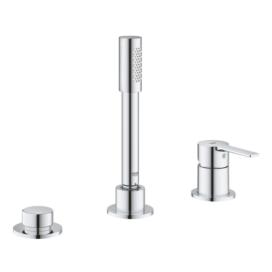 GROHE 19965001 - Bateria wannowa 3-otworowa LINEARE, chrom błyszczący