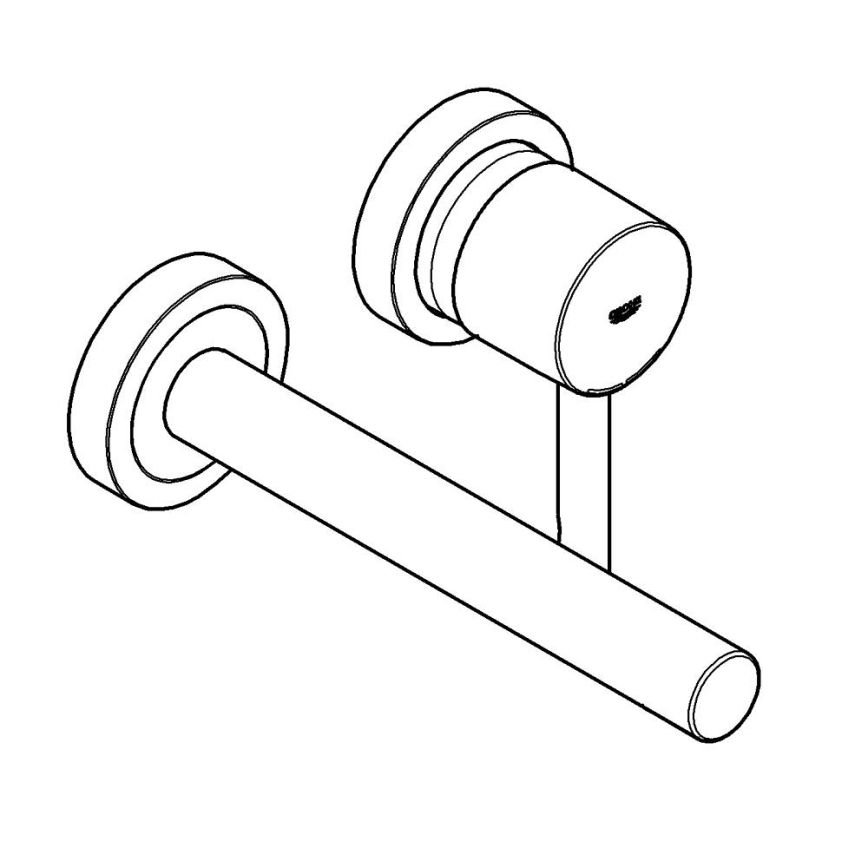 GROHE 19967A01 - Bateria umywalkowa ESSENCE 230 mm grafit