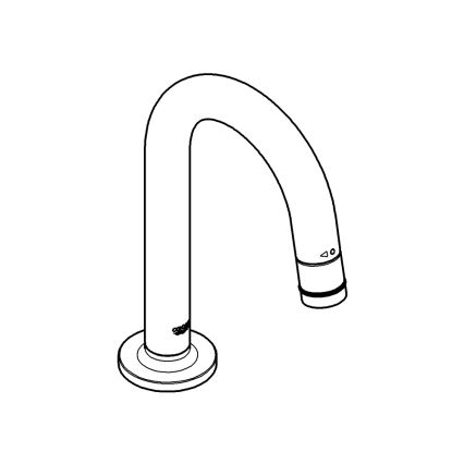 GROHE 20201000 - Zawór stojący UNIVERSAL 113 mm chrom błyszczący