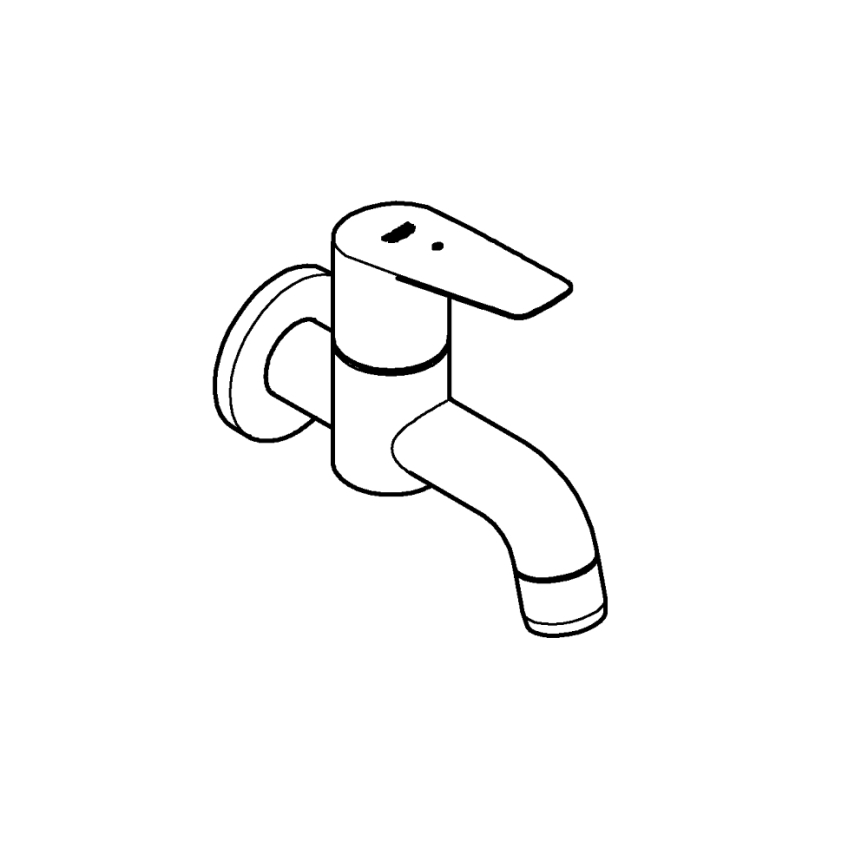 GROHE 20238001 - Zawór spustowy DN 15, chrom błyszczący