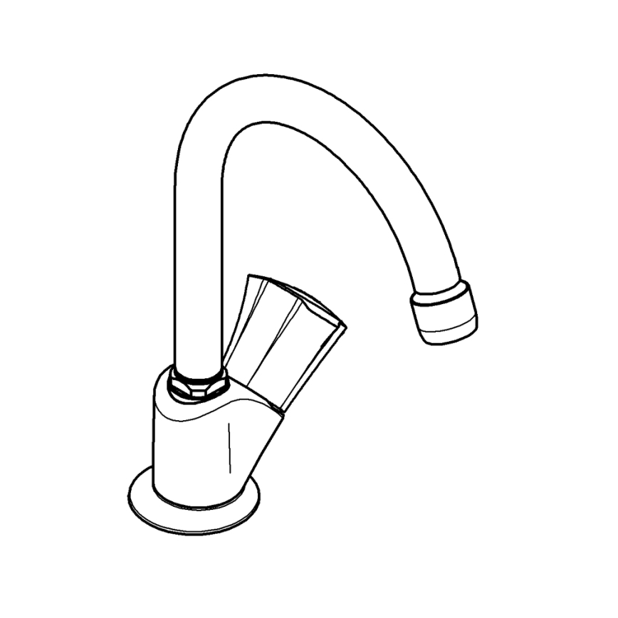 GROHE 20393001 - Bateria stojąca COSTA L DN 15, chrom błyszczący