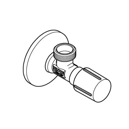 GROHE 22043000 - Zawór kątowy UNIVERSAL DN 15 chrom błyszczący