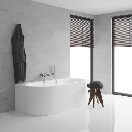 GROHE 23141000 - Zestaw wannowy z baterią EUROCUBE DN 15 chrom błyszczący