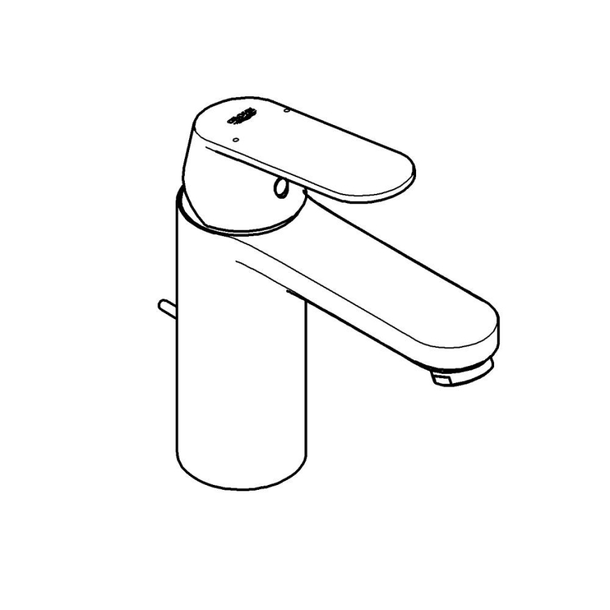 GROHE 23325000 - Bateria umywalkowa EUROSMART COSMOPOLITAN rozmiar M chrom