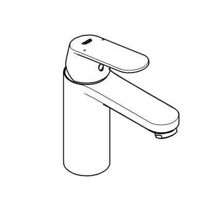 GROHE 23327000 - Bateria umywalkowa EUROSMART COSMOPOLITAN DN 15 rozmiar M chrom