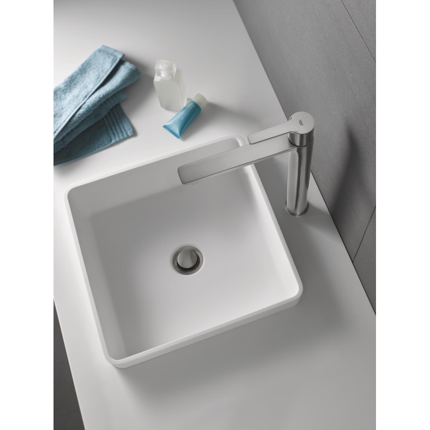 GROHE 23405DC1 - Bateria umywalkowa LINEARE DN 15 stal nierdzewna