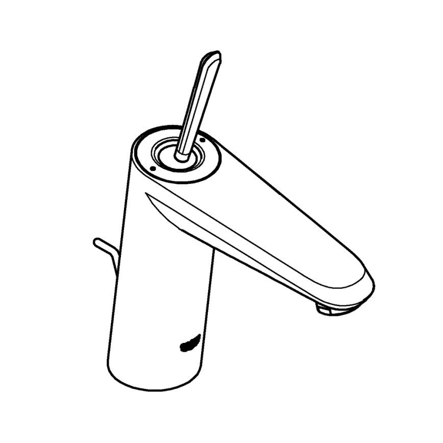 GROHE 23427000 - Bateria umywalkowa EURODISC JOY DN 15, rozmiar M, chrom błyszczący