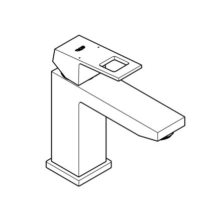 GROHE 23446000 - Bateria umywalkowa EUROCUBE DN 15 chrom błyszczący