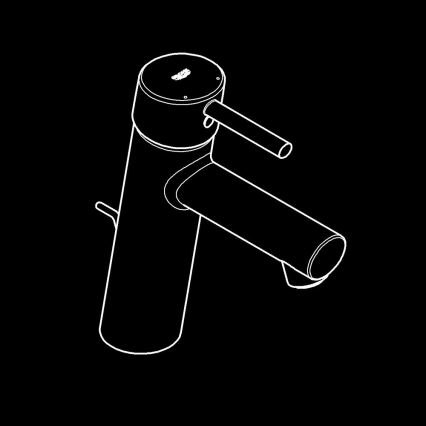 GROHE 23450001 - Bateria umywalkowa CONCETTO M chrom błyszczący