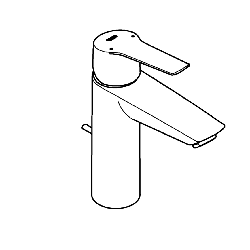 GROHE 23455002 - Bateria umywalkowa START 2021 rozmiar M chrom błyszczący