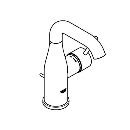 GROHE 23462AL1 - Bateria umywalkowa ESSENCE rozmiar M, grafit