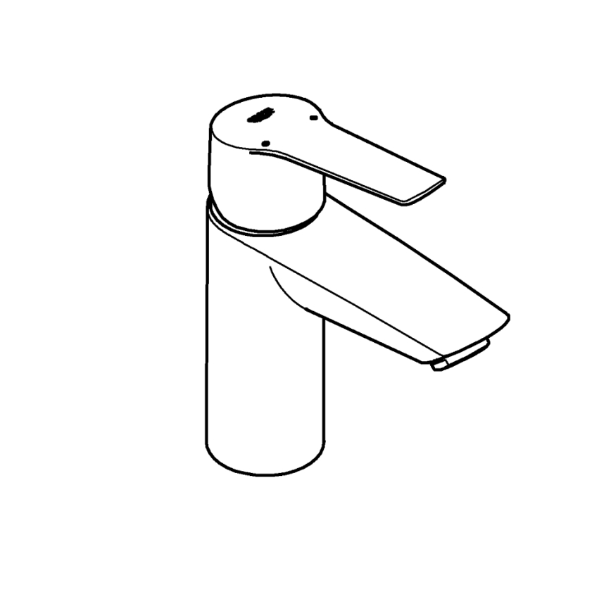 GROHE 235502432 - Bateria umywalkowa START, rozmiar S, czarna