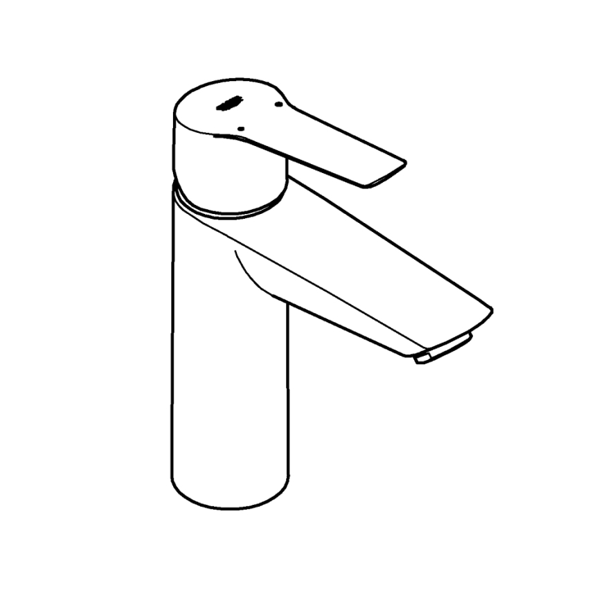 GROHE 235752432 - Bateria umywalkowa START 192 mm czarna