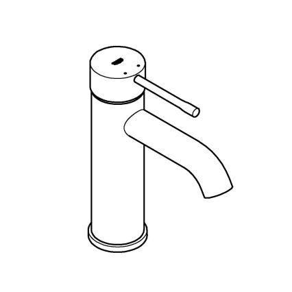 GROHE 23590GN1 - Bateria umywalkowa ESSENCE rozmiar S, złota