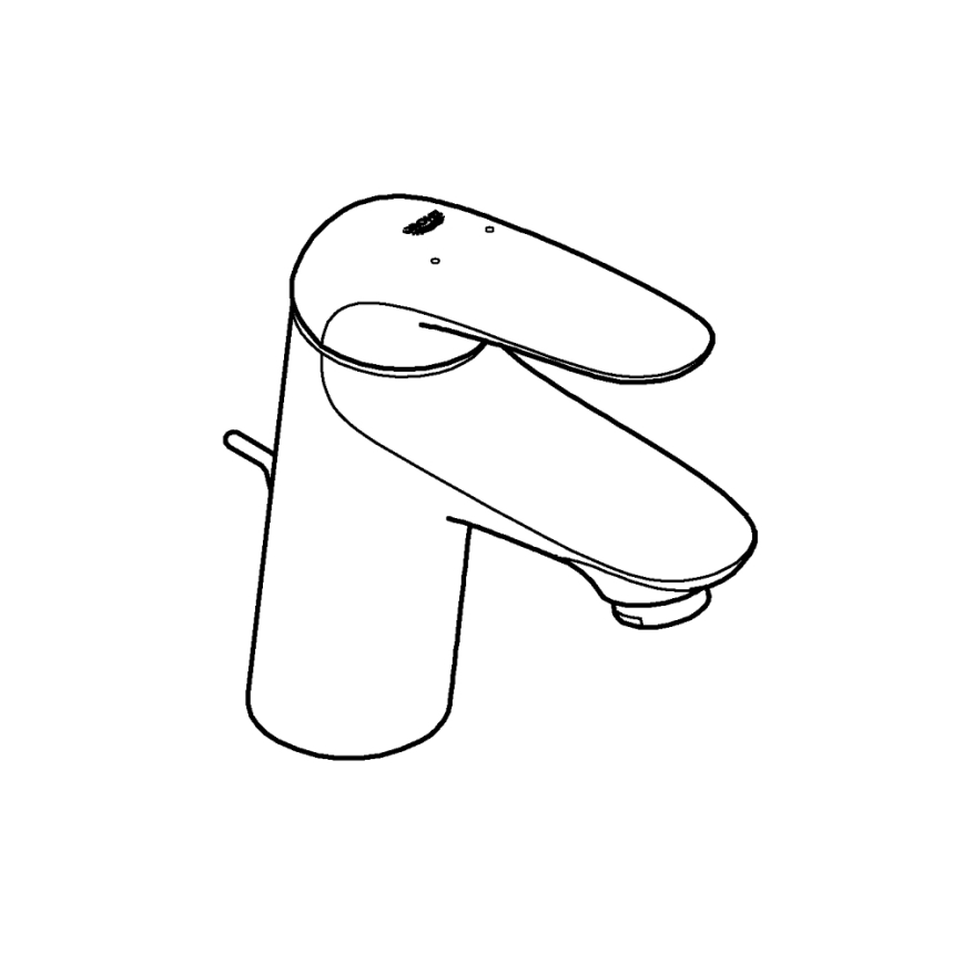 GROHE 23707003 - Bateria umywalkowa EUROSTYLE 163 mm chrom błyszczący