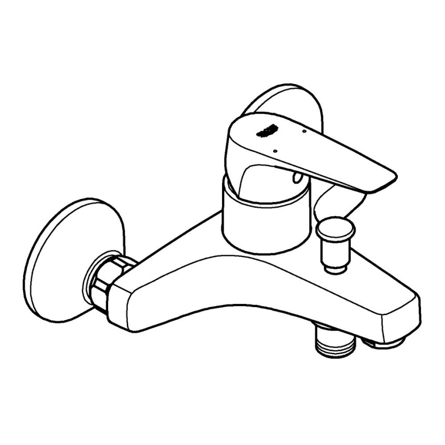 GROHE 23772000 - Bateria wannowa START FLOW 150 mm, chrom błyszczący