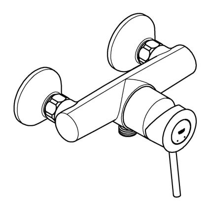 GROHE 23786000 - Bateria prysznicowa START CLASSIC 150 mm, chrom błyszczący