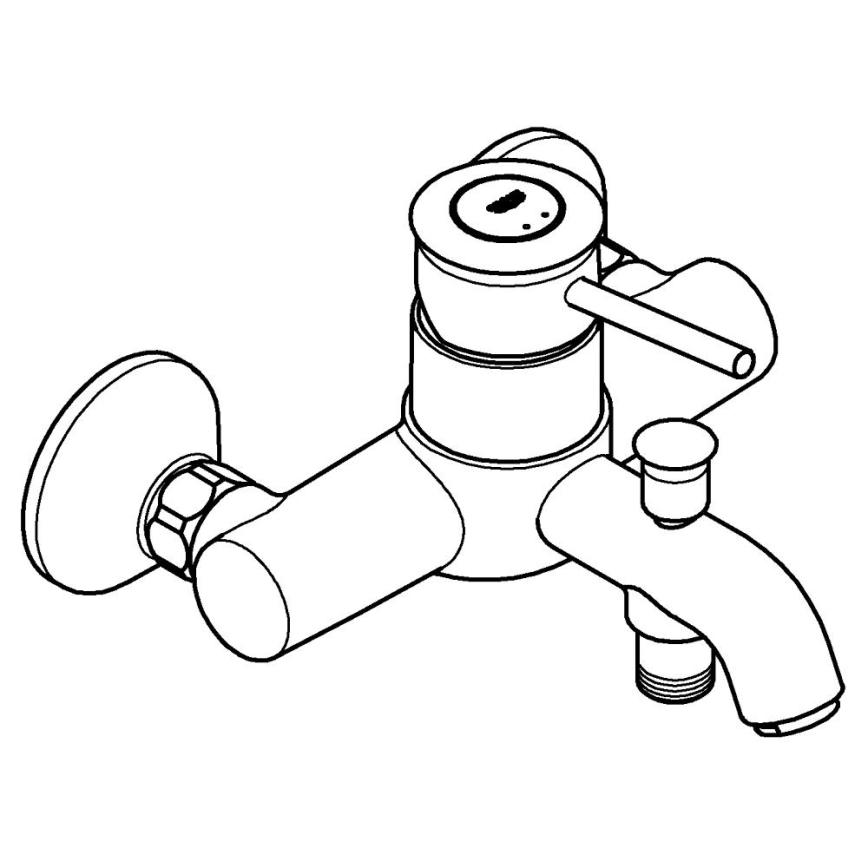 GROHE 23787000 - Bateria wannowa START CLASSIC DN 15, chrom błyszczący