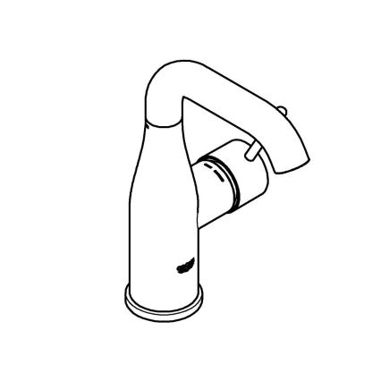 GROHE 23798001 - Bateria umywalkowa ESSENCE DN 15 rozmiar M błyszczący chrom