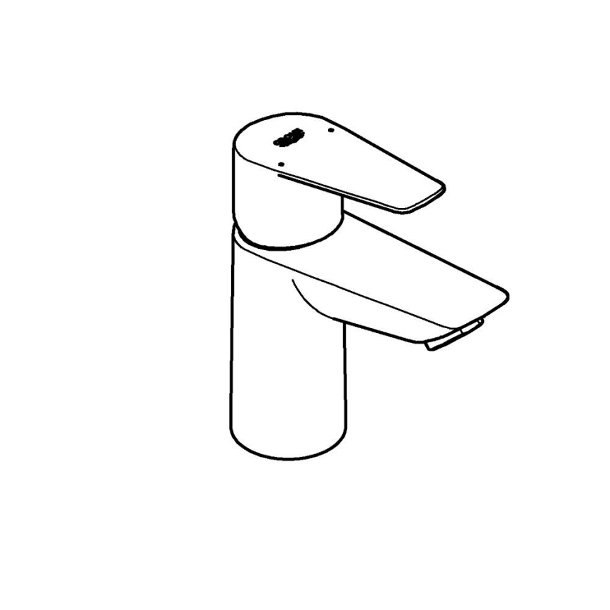 GROHE 23898001 - Bateria umywalkowa START EDGE chrom błyszczący