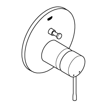 GROHE 24058DC1 - Bateria ESSENCE ze stali nierdzewnej