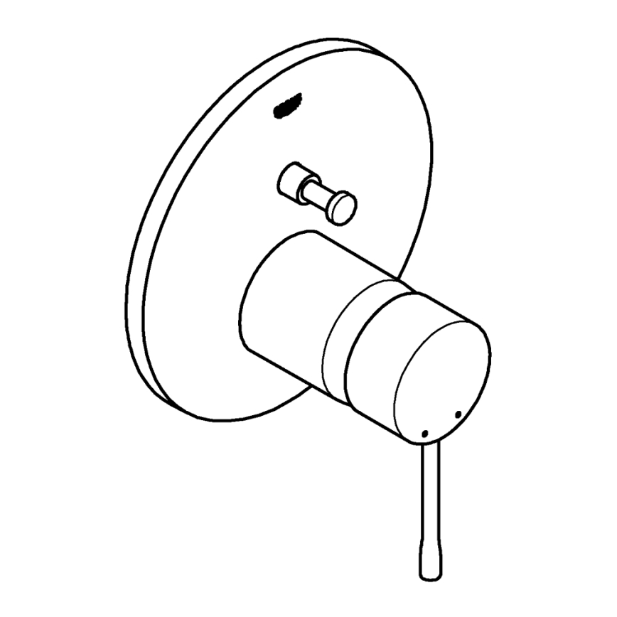 GROHE 24058DC1 - Bateria ESSENCE ze stali nierdzewnej