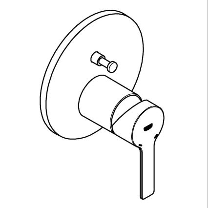 GROHE 24064001 - Bateria LINEARE, chrom polerowany