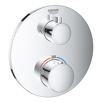 GROHE 24076000 - Termostatyczna bateria prysznicowa GROHTHERM chrom błyszczący