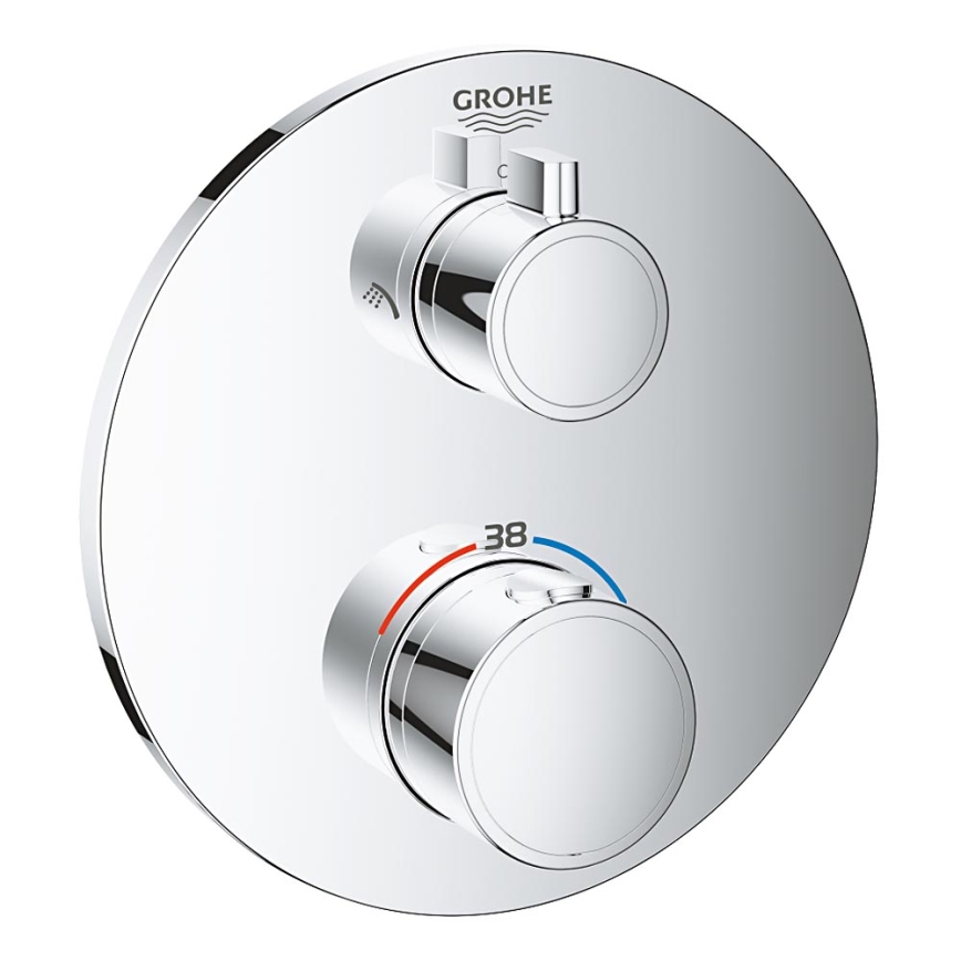 GROHE 24076000 - Termostatyczna bateria prysznicowa GROHTHERM chrom błyszczący