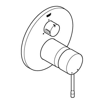 GROHE 24092001 - Bateria ESSENCE, chrom błyszczący