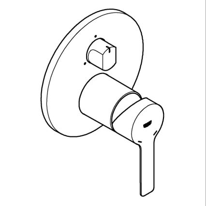 GROHE 24095001 - Bateria LINEARE chrom błyszczący