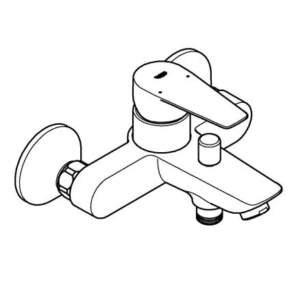 GROHE 24198001 - Bateria wannowa DN 15 chrom błyszczący