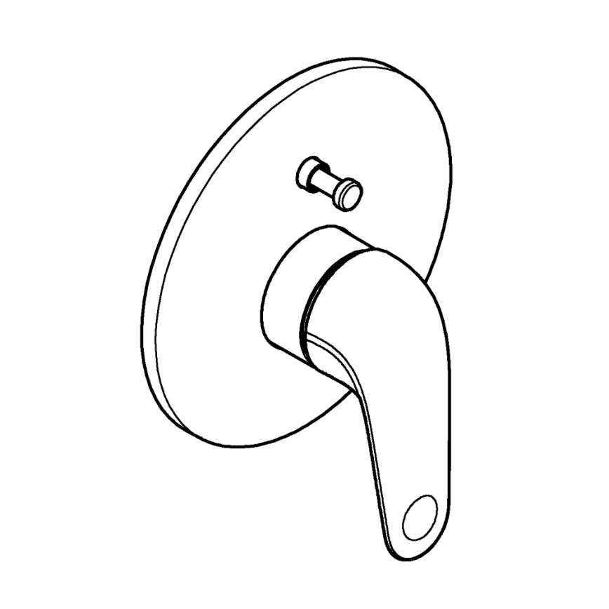 GROHE 24336001 - Bateria wannowa SWIFT DN 15, chrom błyszczący