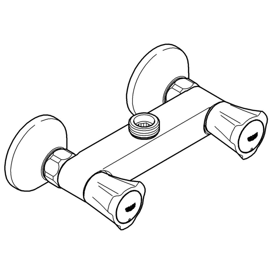 GROHE 26009001 - Bateria prysznicowa COSTA L DN 15, chrom błyszczący