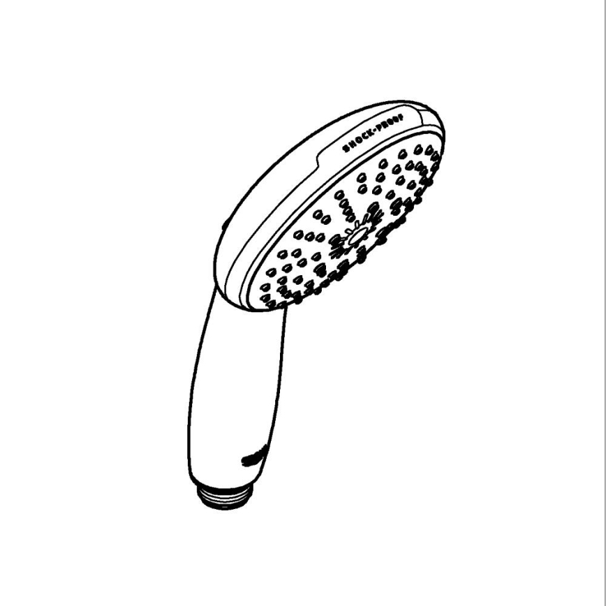 GROHE 26031001 - Słuchawka prysznicowa VITALIO START 110 O 110 mm błyszczący chrom