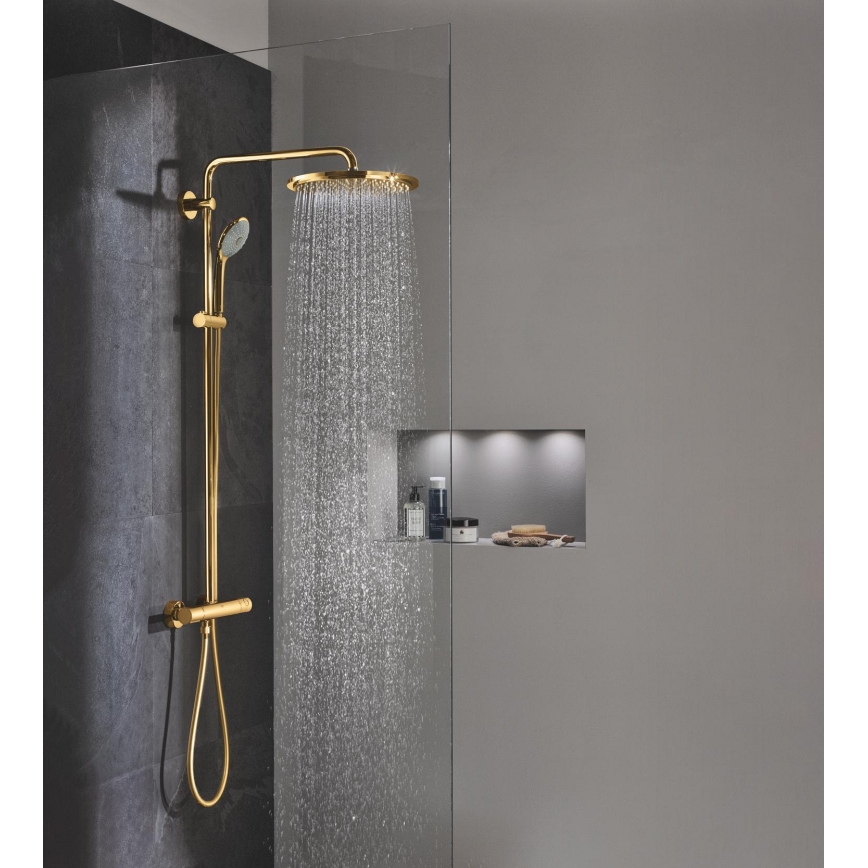 GROHE 26075GL0 - Zestaw prysznicowy EUPHORIA SYSTEM 310 450 mm złoty