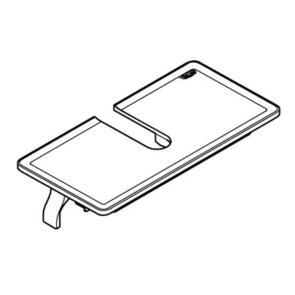 GROHE 26362LN1 - Półka EUPHORIA 150 mm biała