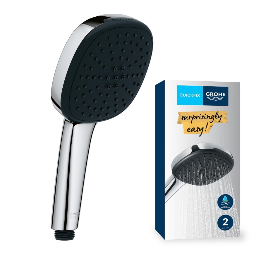 GROHE 26397001 - Słuchawka prysznicowa VITALIO COMFORT 110, 110 mm, błyszczący chrom