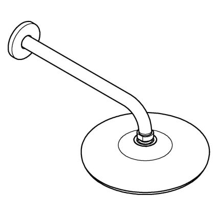 GROHE 26412000 - Głowica prysznicowa TEMPESTA 210 286 mm błyszczący chrom