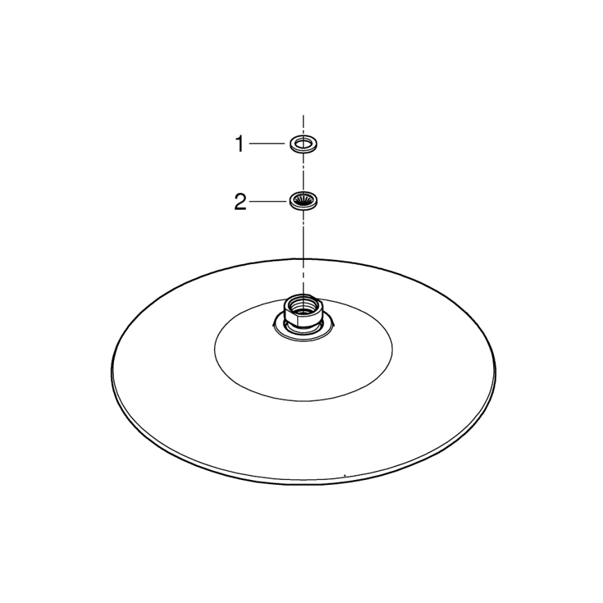 GROHE 26456000 - Deszczownica EUPHORIA Ø 260 mm chrom błyszczący