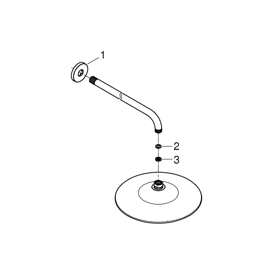 GROHE 26459000 - Głowica prysznicowa EUPHORIA 260 380 mm chrom błyszczący