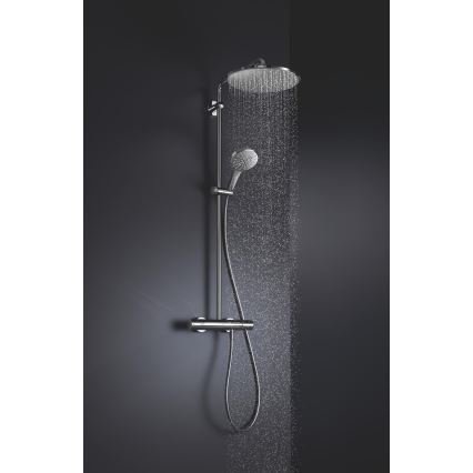 GROHE 26544000 - Ręczna słuchawka prysznicowa RAINSHOWER SMARTACTIVE 130 mm, chrom błyszczący